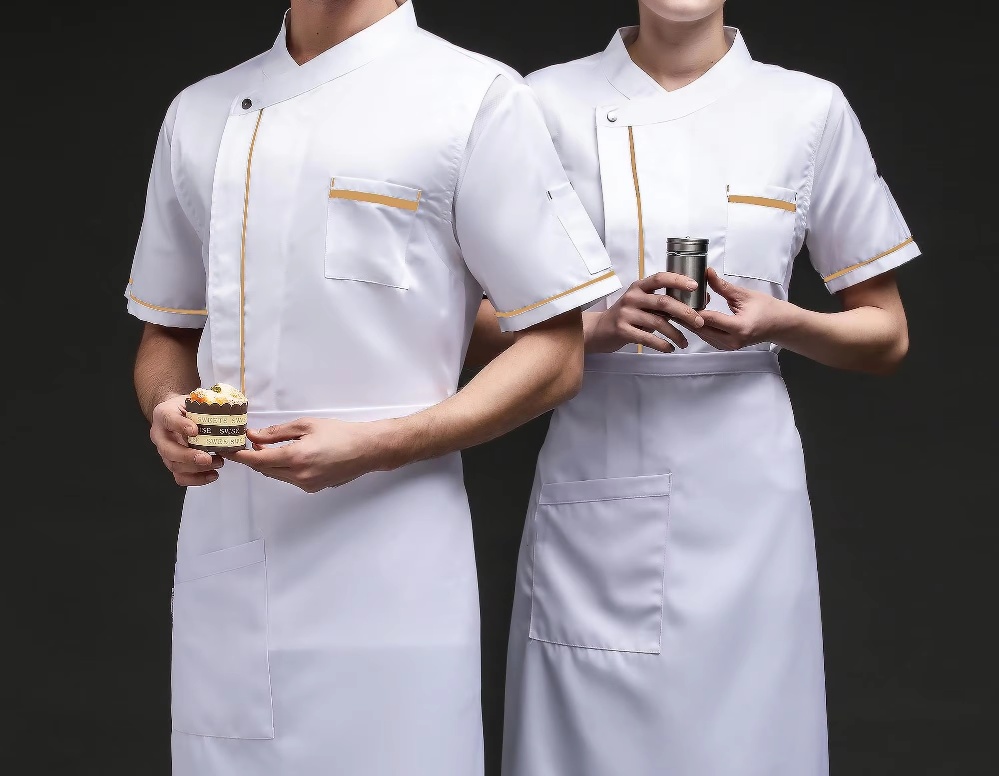 厨师工作服新款亮相，时尚与实用并存，厨房中的潮流之选