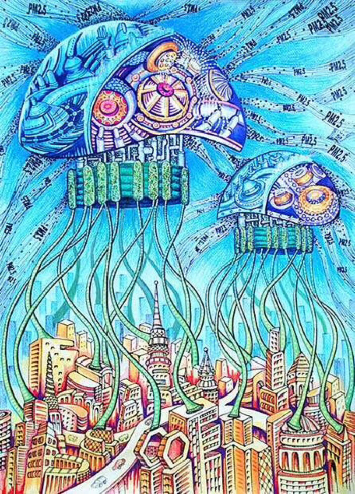 动漫科幻画中的温馨日常风采展示