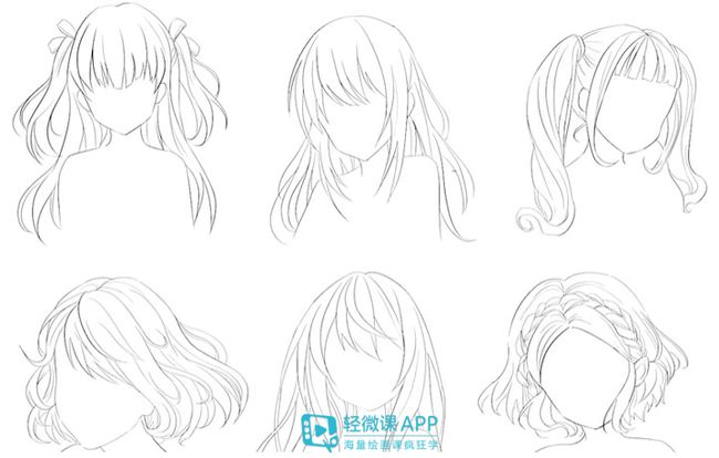 如何画头发 动漫,如何画动漫头发的小日常趣事