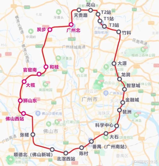 广佛环线最新线路图发布，详细步骤指南与线路详解
