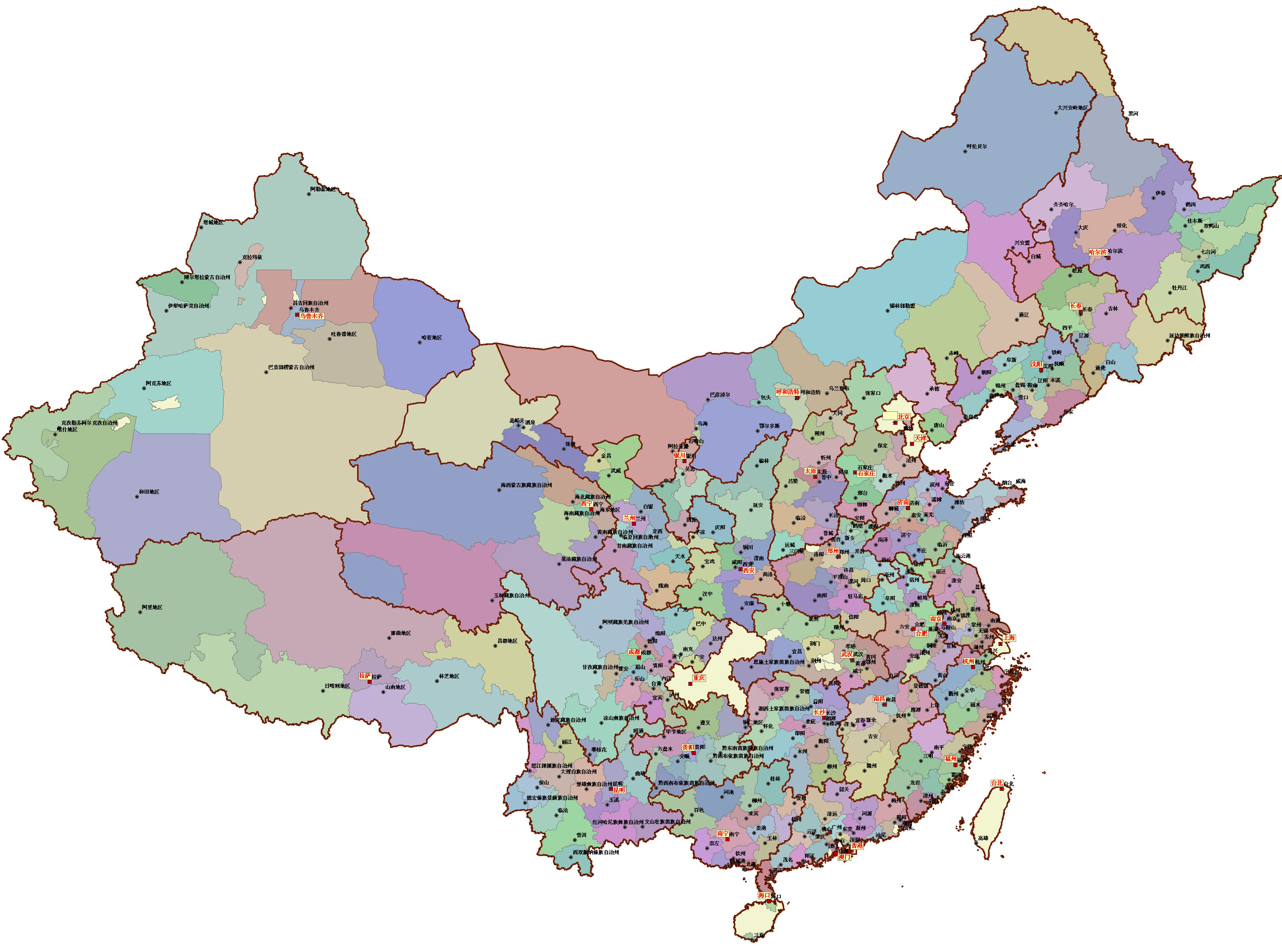 最新中国行政区划图,最新中国行政区划图，解读与观点