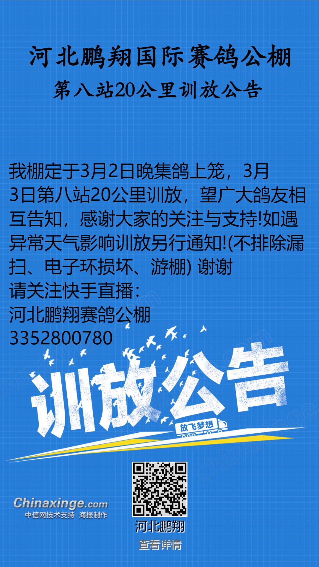 恒翔赛鸽公棚最新公告，赛事动态、未来展望揭秘
