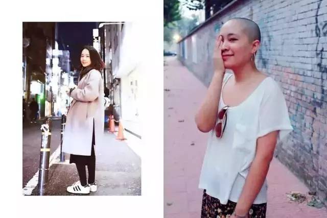 长发美女剃光头，勇敢尝试与友情的温馨故事